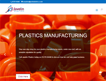 Tablet Screenshot of javelinplastics.co.uk